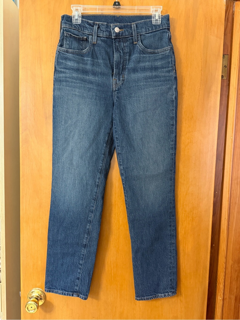 NEW Madewell Drayton Straight-Leg Blue Denim Jeans